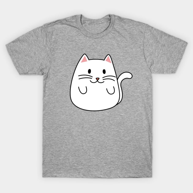 Cute Cat Doodle T-Shirt by mahchan